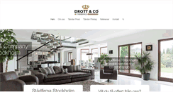 Desktop Screenshot of drottcompany.se