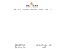 Tablet Screenshot of drottcompany.se